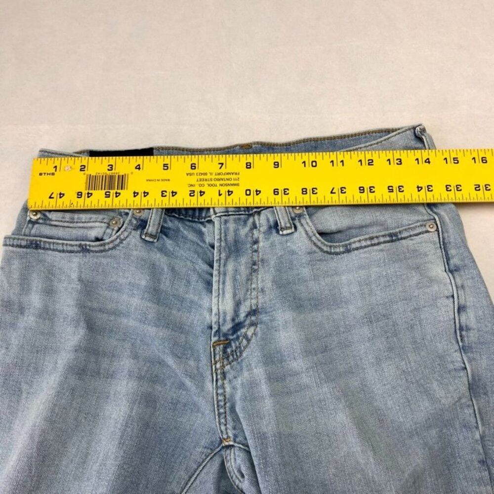 Abercrombie & Fitch Jeans Men's 28x30 Skinny Stretch Light Wash Mid-Rise - Picture 8 of 14